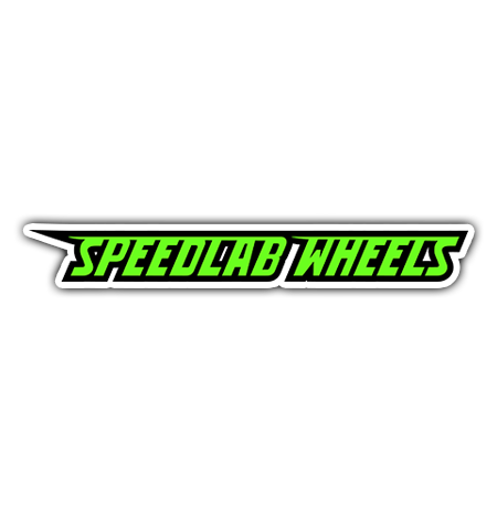Speedlab Wheels 'Speedlab logo' Sticker - Green