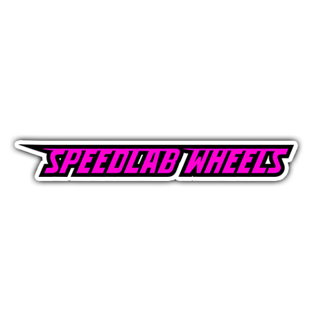 Speedlab Wheels 'Speedlab logo' Sticker - Pink
