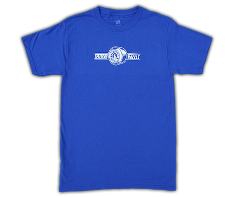 T-Shirt 'Wheel Logo' (short sleeve/Royal)