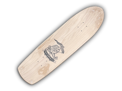 American Nomad Skates Greg Harbour Skull skateboard deck