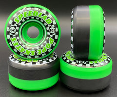 Speedsters 62mm/101A  (Green/Black split)