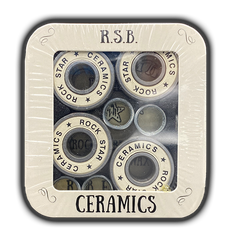 Rock Star Bearings - Ceramic White Shield