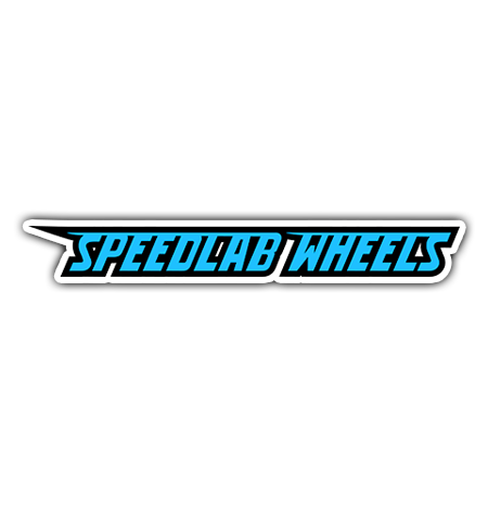 Speedlab Wheels 'Speedlab logo' Sticker - Blue