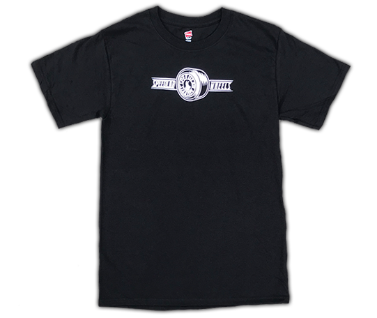 T-Shirt 'Wheel Logo' (short sleeve/Black)
