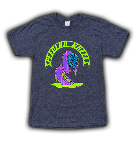 T-shirt 'Tentacle' (short sleeve/charcoal heather)